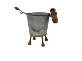 Rusty Sheep Planter W Galv Pot 31x34cm V637-71607SHP