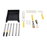 Paint Roller Kit with Covers Stainless Steel Rods Brush Tray Professional Wall Painting Tool Kit for V1294-YM0901-3114240092611