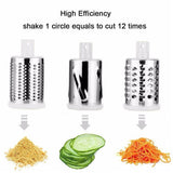 Grater, Cheese Grater Hand Crank, Rotary Cheese Grater Shredder, Kitchen Manual Mandolin Safe V1192-AZ-W-29579