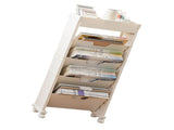 Classroom Bookshelf Multilayer with Universal Wheel Book Storage Shelving for Living Room V1294-YM0512-3117220266611