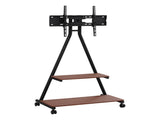Artiss Mobile TV Stand Rolling Cart Wheels 32-75" Heavy Duty 133kg Mount Bracket TV-MOUN-6001-BK-WAL