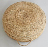 Jute Hand Braided natural floor-pallet cushion 60 x 60 x 20 cm V262-CI-STK-562FC