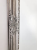 French Provincial Ornate Mirror - ANTIQUE SILVER- X Large 100cm x 190cm V292-MIRR-FRN001