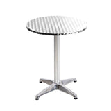 Gardeon Set of 4 Outdoor Bar Table Aluminium Round 70/110CM FF-TABLE-AL60-70110X4