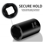 Twist Socket Set Lug Nut Remover Extractor Tool 5 Piece Metric Bolt and Lug Nut Extractor Socket V1366-AZ2-W-24165