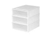 Plastic Storage Box Stackable Containers M 3PK Medium SO1015-M-3PK
