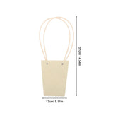 10-Pack Flower Bouquet Bags with Handles for Floral Arrangements, Packaging, Craft Paper Flower V1369-AZ3-W-17229
