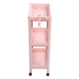 Bathroom Floor Storage Shelf Multi Layer Stable Durable Standing Shelf Unit Freestanding Corner Rack V1294-YM0901-3112230061915