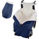 Winter Elderly Wheelchair Heating Blanket Windproof & Fleece-Lined, Ideal for Both Outings and V1232-LYBNT002