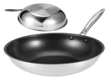 NonStick Frying Pan Composite Stainless Steel Induction Cooker Cooking Tool with No Cover V1294-YM0901-3118200185311