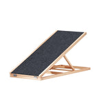 i.Pet Dog Ramp 100cm Adjustable Height Wooden Steps Stairs For Bed Sofa Car Foldable FDR-D-WOOD100-GR