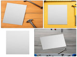 20Pcs White Frosted Plastic Sheets Flame Retardant for Art Projects Picture Frame and Display V1370-AZ4-10976