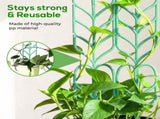 Plant Trellis for Climbing Plants, Indoor Outdoor Plastic Garden Trellis, Adjtable Potted Plant V1258-DP02-F-404