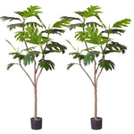 SOGA 2X 180cm Artificial Natural Green Split-Leaf Philodendron Tree Fake Tropical Indoor Plant Home APLANTMBS18026X2