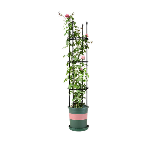 SOGA 133cm 4-Bar Plant Frame Stand Trellis Vegetable Flower Herbs Outdoor Vine Support Garden Rack PLANTTUBE133