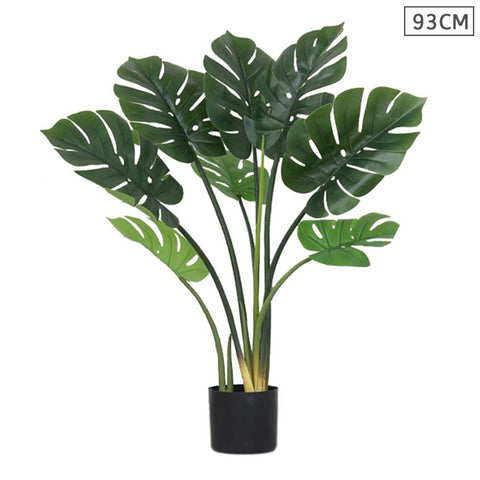 SOGA 93cm Artificial Indoor Potted Turtle Back Fake Decoration Tree Flower Pot Plant APLANTFHGP9308