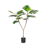 SOGA 90cm Artificial Natural Green Split-Leaf Philodendron Tree Fake Tropical Indoor Plant Home APLANTMBS90121