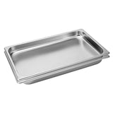 SOGA 2X Gastronorm GN Pan Full Size 1/1 GN Pan 4cm Deep Stainless Steel Tray GASTRONORMPANS5402X2A