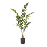 SOGA 150cm Artificial Green Rogue Hares Foot Fern Tree Fake Tropical Indoor Plant Home Office Decor APLANTLGY156Q