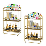 SOGA 2X 3 Tier Rectangular Bathroom Shelf Multifunctional Storage Display Rack Organiser FPOTZWJ13X2