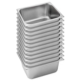 SOGA 12X Gastronorm GN Pan Full Size 1/2 GN Pan 15cm Deep Stainless Steel Tray GASTRONORMPANS5411X12