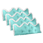 SOGA 4X 180cm Light Blue Princess Bed Pillow Headboard Backrest Bedside Tatami Sofa Cushion with PILLOWSLK180LIGHTBLUEX4