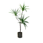 SOGA 180cm Green Artificial Indoor Brazlian Iron Tree Fake Plant Decorative 3 Heads APLANTFHBS18090