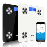 SOGA 2X Wireless Bluetooth Digital Body Fat Scale Bathroom Health Analyser Weight Black/White BODYFATSCALEBLUETOOTHBLK-WHT