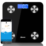 SOGA Wireless Bluetooth Digital Body Fat Scale Bathroom Health Analyser Weight Black BODYFATSCALEBLUETOOTHBLACK