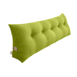 SOGA 120cm Green Triangular Wedge Bed Pillow Headboard Backrest Bedside Tatami Cushion Home Decor PILLOW1112