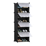 SOGA 8 Tier Shoe Rack Organizer Sneaker Footwear Storage Stackable Stand Cabinet Portable Wardrobe SHOEBOX108