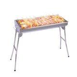 SOGA Skewers Grill Portable Stainless Steel Charcoal BBQ Outdoor 6-8 Persons SKEWERCHARCOALGRILL