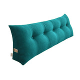 SOGA 100cm Blue Green Triangular Wedge Bed Pillow Headboard Backrest Bedside Tatami Cushion Home PILLOW5111