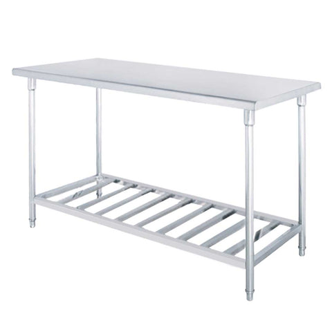 SOGA 120*70*85cm Commercial Catering Kitchen Stainless Steel Prep Work Bench WORKBENCHSS2032120CM