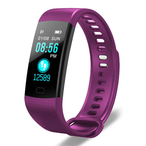 SOGA Sport Smart Watch Health Fitness Wrist Band Bracelet Activity Tracker Purple SWATCHRD11PURPLE