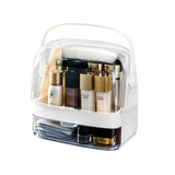 SOGA 2 Tier White Countertop Makeup Cosmetic Storage Organiser Skincare Holder Jewelry Storage Box BATHC101