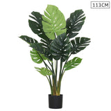 SOGA 113cm Artificial Indoor Potted Turtle Back Fake Decoration Tree Flower Pot Plant APLANTFHGP11310