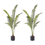 SOGA 2X 150cm Artificial Green Rogue Hares Foot Fern Tree Fake Tropical Indoor Plant Home Office APLANTLGY156QX2