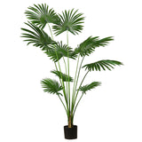 SOGA 180cm Artificial Natural Green Fan Palm Tree Fake Tropical Indoor Plant Home Office Decor APLANTSKS18010