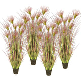 SOGA 4X 120cm Green Artificial Indoor Potted Papyrus Plant Tree Fake Simulation Decorative APLANTFH60152X4