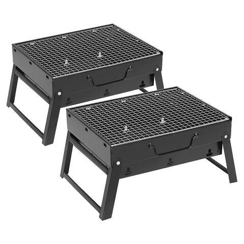 SOGA 2X Portable Mini Folding Thick Box-type Charcoal Grill for Outdoor BBQ Camping CHARCOALBBQGRILLBOXX2