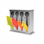 SOGA Stainless Steel Buffet Restaurant Spoon Utensil Holder Storage Rack 4 Holes CUTLERYHOLDER4631