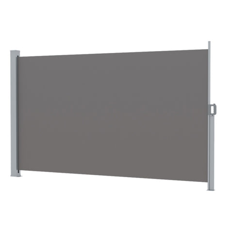 Instahut Side Awning Sun Shade Outdoor Retractable Privacy Screen 2X3M Grey AWN-B-SIDE-FC-200-GREY