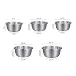 SOGA Stainless Steel Nesting Basin Colander Perforated Kitchen Sink Washing Bowl Metal Basket BOWL621