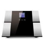 SOGA 2X Digital Electronic LCD Bathroom Body Fat Scale Weighing Scales Weight Monitor Black BODYFATSCALE1302BLACKX2