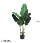 SOGA 4X 120cm Artificial Green Indoor Traveler Banana Fake Decoration Tree Flower Pot Plant APLANTFHM1208X4