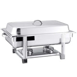 SOGA 4X Stainless Steel Chafing Single Tray Catering Dish Food Warmer CHAFINGDISH56081X4