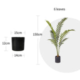 SOGA 150cm Artificial Green Rogue Hares Foot Fern Tree Fake Tropical Indoor Plant Home Office Decor APLANTLGY156Q