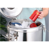 SOGA 2X 30L Stainless Steel Insulated Stock Pot Hot & Cold Beverage Container INSULATEDPOT3203X2