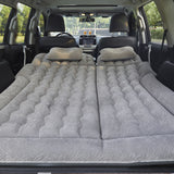 SOGA Grey Inflatable Car Boot Mattress Portable Camping Air Bed Travel Sleeping Essentials CARMAT014